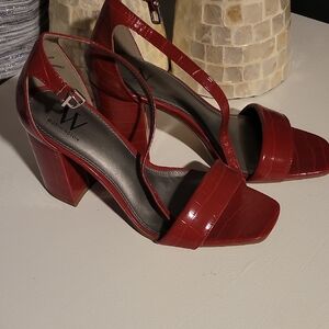 Women's Worthington Red Heeled Sandals